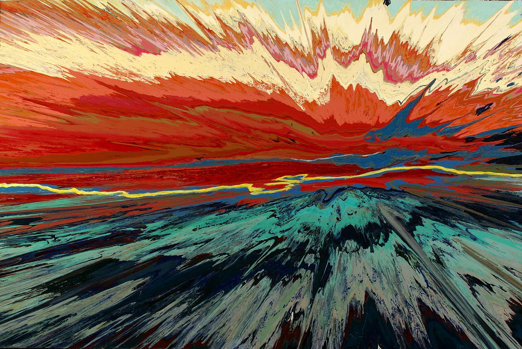 Lacquer on Wood, 6ft x 4ft - 2002